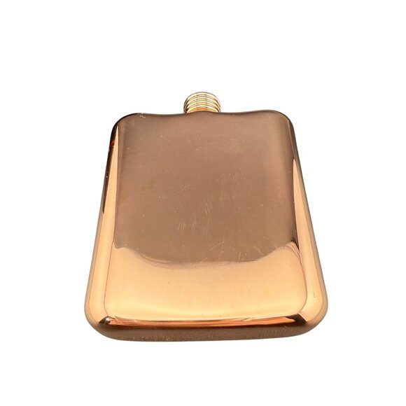 Michters Limited Production Copper-Plated Stainless Steel Flask 6 Oz Curved Desi - Picture 2 of 4